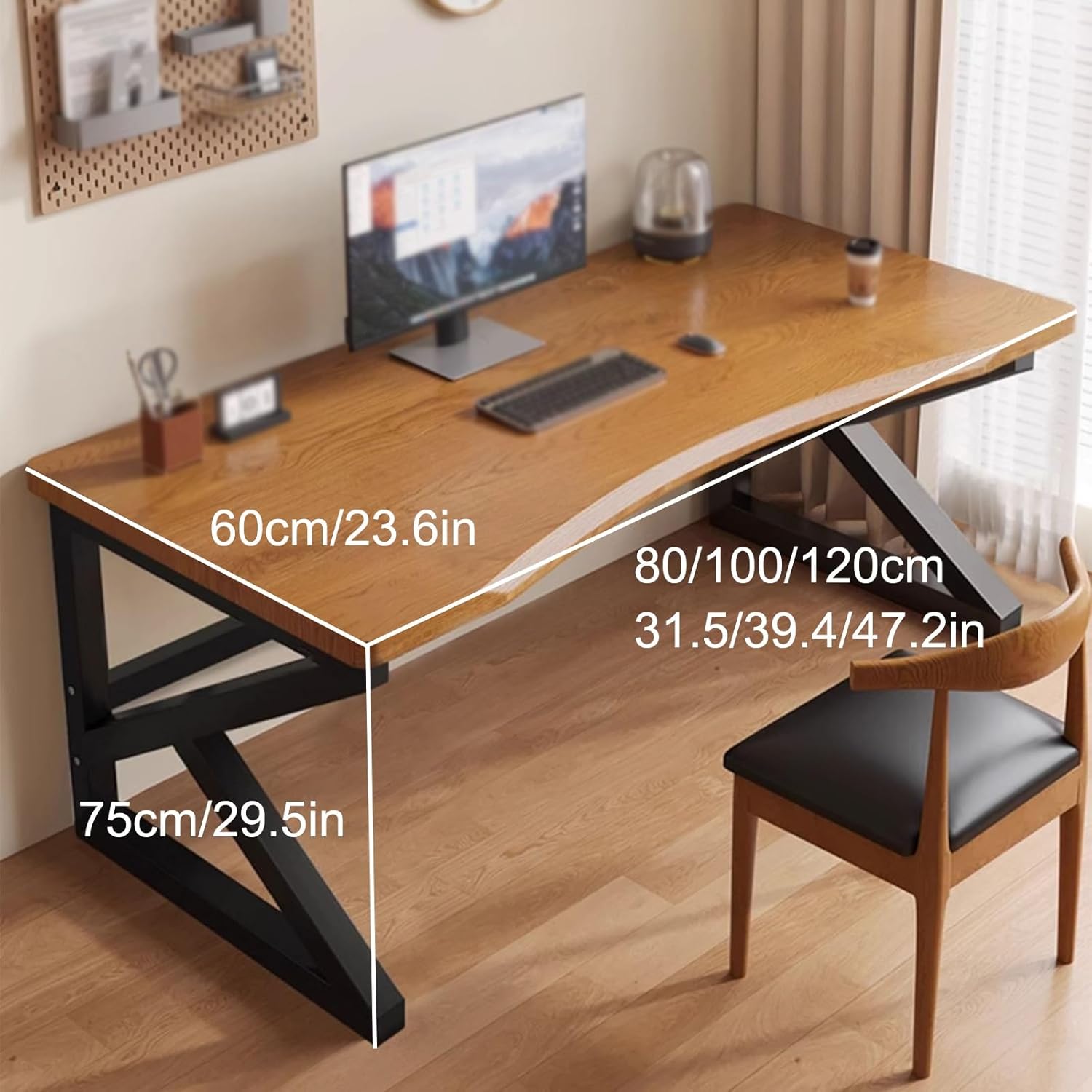 Amazon | GIGIGETパソコンデスク コンパクト オフィスデスク 3段